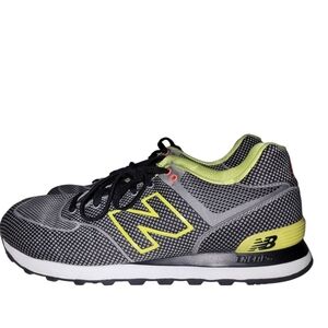 New Balance Sonic 574 Grey And Lime Mens Size 10